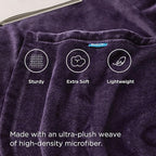 Bedsure GentleSoft Purple Fleece Blankets King Size - Bed Blanket Soft Lightweight Plush Cozy Fuzzy Luxury Microfiber, 108x90 inches