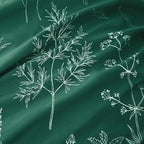Love's cabin Emerald Comforter Set Queen - Queen Size Comforter Set, 3 Pieces Cute Floral Bedding Sets for All Seasons,1 Soft Reversible Botanical Flowers Comforter and 2 Pillow Shams