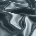 BEDELITE Satin Pillowcase with Zipper, Space Grey Pillow Cases Queen Size Set of 2, Super Soft and Cooling Similar to Silk Pillow Cases, Gift for Women Men(20x30 Inches)