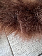 LAMBZY Bear Skin Rug Super Soft Fluffy Faux Fur for Bedroom Floor Sofa Living Room High-Density Plush Shaggy Carpet Sofa Cover Bedside Sheepskin Rug (6'x9', Brown)