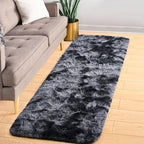 ISEAU Runner Rug for Bedroom, 2x6 Feet Shag Area Rug with Upgrade Non Slip, Fluffy Carpet Runner for Hallway, Fuzzy Soft Living Room Rugs for Boys Bedroom Decor, Dark Grey