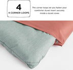 Bedsure Full Comforter Set - Mint Green Soft Bedding for All Seasons, Cationic Dyed Bed Set, 3 Pieces, 1 Full Size Comforter (82"x86") and 2 Pillow Shams (20"x26"+2")