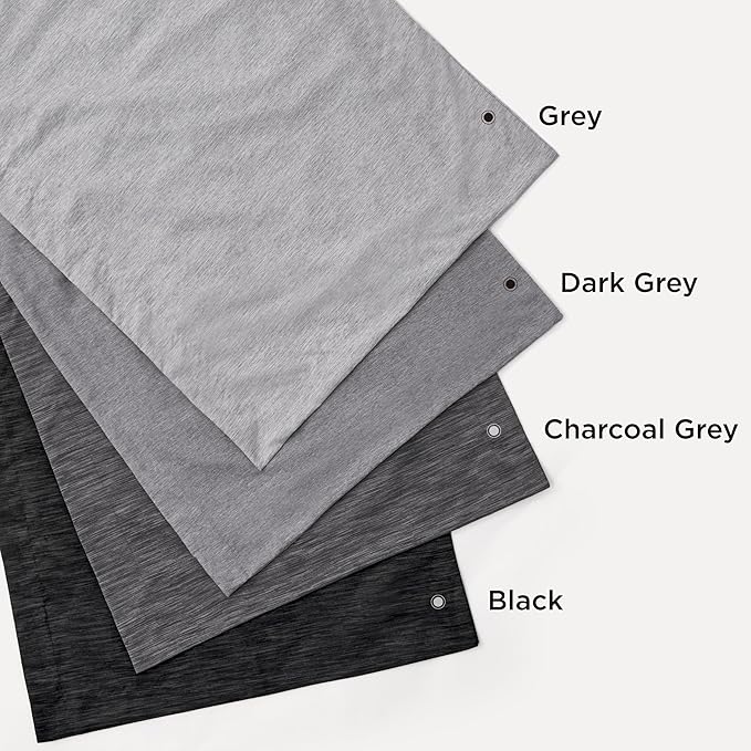 Bedsure King Size Comforter Set - Charcoal Grey Soft Bedding for All Seasons, Cationic Dyed Bed Set, 3 Pieces, 1 King Size Comforter (104"x90") and 2 Pillow Shams (20"x36"+2")