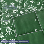yescool Weighted Blanket for Adults (20 lbs, 60” x 80”, Forest) Cooling Heavy Blanket for Sleeping Perfect for 190-210 lbs, Queen Size Breathable Blanket with Premium Glass Bead, Machine Washable