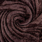 Waffle Knit Textured Throw Blanket Soft for Couch, Sofa, Twin Bed, Kids, Adults, 50” x 60” Chenille Knit Blanket, Boho Throw Blanket for Home Decor 250 GSM (Chocolate Brown)