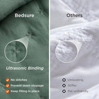 Bedsure King Quilt - Dark Green Bedspread King Size & Lightweight Comforter, Modern Coverlet with Clover Pattern, Ultra Soft All-Season Bedding, 106 x 96 Inches | Stitch-Free Quilting, Ultra Soft, Lightweight, Machine Washable, Pet-Friendly