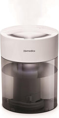 HoMedics Humidifiers for Bedroom, Home, Nursery, Office and Plants. Total Comfort UV-C Ultrasonic Humidifier, Leak Resistant Design, 0.97 Gallon Tank, 35 Hour Run Time, Quiet, Cool Mist, Night Light