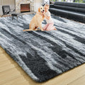 Noahas Large Fluffy 8x10 Area Rugs for Living Room Bedroom,Grey Thick Shag Throw Rug,Big Soft Shaggy Bedside Non-Slip Plush Dorm Nursery Kids Carpet