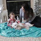 Bedsure GentleSoft Fleece King Size Blankets for Bed River Blue - Soft Lightweight Plush Cozy Fuzzy Luxury Microfiber, 108x90 inches