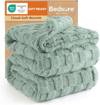 Bedsure GentleSoft King Size Blanket for Bed - Super Soft Cozy Blankets for Kids Girls, Large Fuzzy Fleece Spring Throw for Bedroom Decor, Sage Green,108x90 Inches