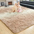 Noahas Large Fluffy 5x8 Area Rugs for Living Room Bedroom,Beige and White Thick Shag Throw Rug,Big Soft Shaggy Bedside Non-Slip Plush Dorm Nursery Kids Carpet