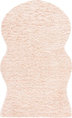 SAFAVIEH Faux Sheep Skin Collection 6' x 9' Light Pink FSS115U Silken Glam 2.35-inch Thick Area Rug