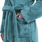 Plush Soft Robes for Women, Premium Fleece Womens Robe Cozy Warm Bathrobe