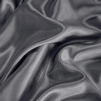 CozyLux Satin Sheets King Size Sheet Set - 6 Piece Silky King Sheets, Luxury Dark Grey King Bed Set with Smooth and Soft Microfiber, Includes 1 Fitted Sheet, 1 Flat Sheet and 4 Pillowcases