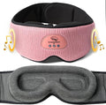 Mindsight DriftBand Sleep Mask with Bluetooth Headphones | Blackout Eye Mask with Memory Foam | Breathable Plush Fabric | Ultra-Thin Adjustable Speakers | Built for Sleep & Travel | Easy to Spot Clean