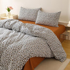 Cottonight Leopard Comforter Set Full Animal Cheetah Print Bedding Set 3 Pieces Leopard Print Comforter Fluffy Soft Bedding Set Kids Teens Full Comforter with 2 Pillowcases