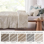 Intelligent Design Twin Comforter Set Velvet Comforters Twin Bedding Reversible, All Season, Diamond Quilted Bedding Microfiber Twin Size Comforters, Felicia, Twin/Twin XL, Champagne 3 Piece