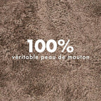 Nordic Sheep Real Sheepskin Rug Short Hair 2x3 ft | Bedside Rugs for bedrooms, Sofa, Chair or Dining Table | Each Sheepskin is Unique and Created by Nature | Small Fluffy Rug in Light Brown