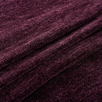 Chenille Throw Blanket for Couch with Tassels,60"X80" Soft Cozy Lightweight Knitted Boho Decorative Blankets for Bed and Sofa,Aubergine
