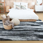 Noahas Large Fluffy 8x10 Area Rugs for Living Room Bedroom,Grey Thick Shag Throw Rug,Big Soft Shaggy Bedside Non-Slip Plush Dorm Nursery Kids Carpet