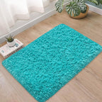 Small Fluffy Rugs for Bedroom 2x3 Teal Blue Shaggy Area Rug Soft Plush Fuzzy Fur Throw Rug for Living Room Dorm Kids Nursery Home Decor Aesthetic Carpets
