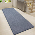 Keeko Soft Hallway Runner Rug, 2x8 Bedside Runner Rugs for Bedroom Living Room Non Slip Washable Modern Memory Foam Rug Low Pile Kitchen Runner Rugs for Nursery Dorm Kids Room Decor Blue