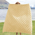 Bedsure GentleSoft Twin Blanket for Bed - Super Soft Cozy Blankets for Kids Girls, Cute Fuzzy Fleece Throws for Bedroom Couch, Light Yellow, 60x80 Inches