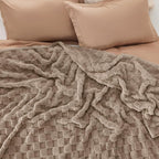 Bedsure GentleSoft King Size Blanket for Bed - Super Soft Cozy Blankets for Kids Girls, Large Fuzzy Fleece Throw for Bedroom Decor, Light Brown,108x90 Inches