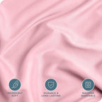 Bare Home Bedding Duvet Cover King Size - Premium 1800 Super Soft Collection - Lightweight, Cooling - Soft Breathable Bedding Duvet Cover (King, Light Pink)