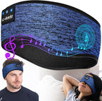 LC-dolida Sleep Headphones Headband Bluetooth 5.4, Sports Headband Earphones Wireless with Speaker Microphone USB C for Women Sleeping Gift Workout Jogging Yoga Insomnia Travel Meditation