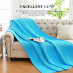 L'AGRATY Knitted Weighted Blanket - 48"x72" 20lbs Cooling Chunky Knit Heavy Blanket for Adults Braided Crochet Throw Thick Cable Yarn Knit Decorative No Beads Evenly Weighted Machine Washable