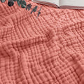 Comfy Cubs Muslin Blanket for Adults King 108" x 90" - 6 Layer Soft, Breathable & Lightweight Muslin Adult Blanket - Machine Washable & Designed in The US Bedding for All Seasons - Dusty Rose