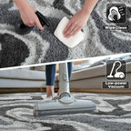Noahas Large Fluffy 5x8 Area Rugs for Living Room Bedroom,Fuzzy Grey Thick Shag Throw Rug,Big Soft Shaggy Bedside Non-Slip Plush Dorm Nursery Kids Carpet