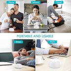 Rechargeable White Noise Machine with 9 Colors Night Light, Portable Sound Machine for Baby Adult Sleeping with 26 Soothing Sounds/4 Levels Brightness/5 Timers/32 Levels Volume for Home, Travel, Gift