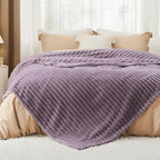 Bedsure GentleSoft Light Purple California King Size Blanket for Couch - Cozy Soft Blankets for Women, Cute Small Fleece Throws for Girls, Birthday Gifts for Women, 102x96 Inches