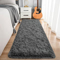 Noahas Dark Grey Runner Rug for Hallway,2'x6' Long Area Rugs for Bedroom Living Room,Non Slip Thick Shag Floor Carpet for Entryway Kitchen Dorm Nursery Bedside Kids Room
