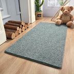 Keeko Soft 2x4 Small Runner Rug, Bedside Rugs for Bedroom Indoor Runner Hallway Carpets Non Slip Living Room Area Throw Rugs Memory Foam Laundry Room Rug for Teen Kids Boys Dorm Room Decor Grey