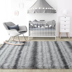 Noahas Large Fluffy 5x8 Area Rugs for Living Room Bedroom,Shaggy Grey Thick Shag Throw Rug,Big Soft Bedside Non-Slip Plush Dorm Nursery Kids Carpet