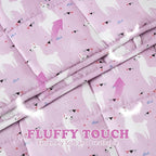 HOSUKKO Weighted Blanket - 2 lbs Purple Alpaca Heavy Blanket - Small Size Breathable Blanket(19 * 21 inches, 2 lbs)