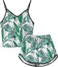 Girls & Women Silk Pajamas Set Satin Camisole Sleepwear 2 Piece Pjs, 3 Years - Women XXL