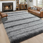 Noahas Large Fluffy 5x8 Area Rugs for Living Room Bedroom,Shaggy Grey Thick Shag Throw Rug,Big Soft Bedside Non-Slip Plush Dorm Nursery Kids Carpet