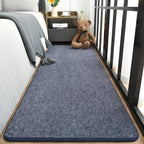 Keeko Soft 2x6 Runner Rug, Bedside Rugs for Bedroom Living Room Small Area Throw Rugs Indoor Runner Hallway Carpets Memory Foam Laundry Room Rug for Teen Kids Nursery Dorm Classroom Decor Blue
