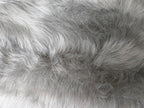 LAMBZY Bear Skin Rug Super Soft Fluffy Faux Fur for Bedroom Floor Sofa Living Room High-Density Plush Shaggy Carpet Sofa Cover Bedside Sheepskin Rug (6'x9', Grey)
