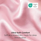 Bedsure King Size Satin Pillowcase Set of 2 - Pink Silky Pillow Cases for Hair and Skin with Envelope Closure, Similar to Silk Pillow Cases, Valentine Gifts for Women Girls, 20x36 Inches, 2pcs