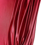Wine Red King Size Satin Pillowcases Set of 2 for Hair and Skin,Wine Red Silk Pillowcase Breathable Pillowcase with Envelope Closure