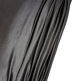 Black King Size Satin Pillowcases Set of 2 for Hair and Skin,Black Silk Pillowcase Breathable Pillowcase with Envelope Closure