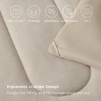 Bedsure Queen Comforter Set - Cooling and Warm Bed Set, Linen Reversible Bedding for All Season, 3 Pieces, 1 Queen Size Comforter (88"x88") and 2 Pillow Cases(20"x26")
