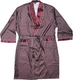 Mens Silky Satin Robe