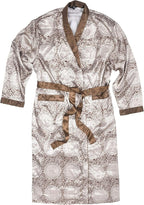 Mens Silky Satin Robe