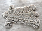 LAMBZY Bear Skin Rug Super Soft Fluffy Faux Fur for Bedroom Floor Sofa Living Room High-Density Plush Shaggy Carpet Sofa Cover Bedside Sheepskin Rug (6'x9', Brown/Beige)